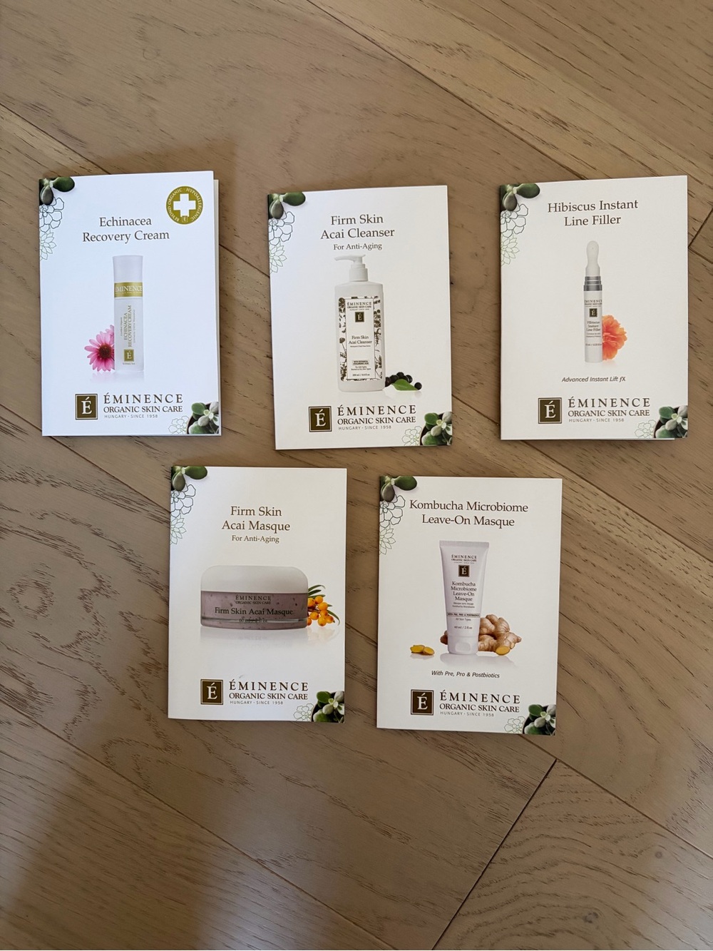 NWT Éminence Skincare Samples, pack of 5